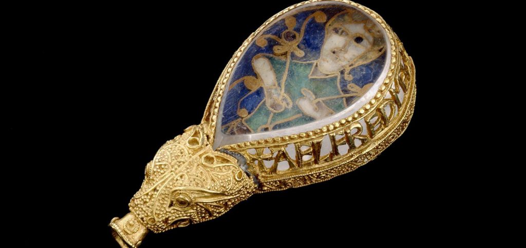 The Alfred jewel - thought to be connected with Alfred the Great