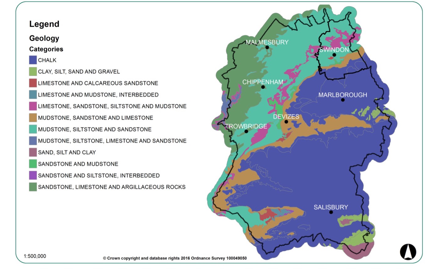 Burton landscape and land use Burton in Wiltshire